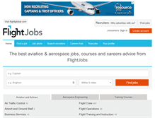 Tablet Screenshot of jobs.flightglobal.com